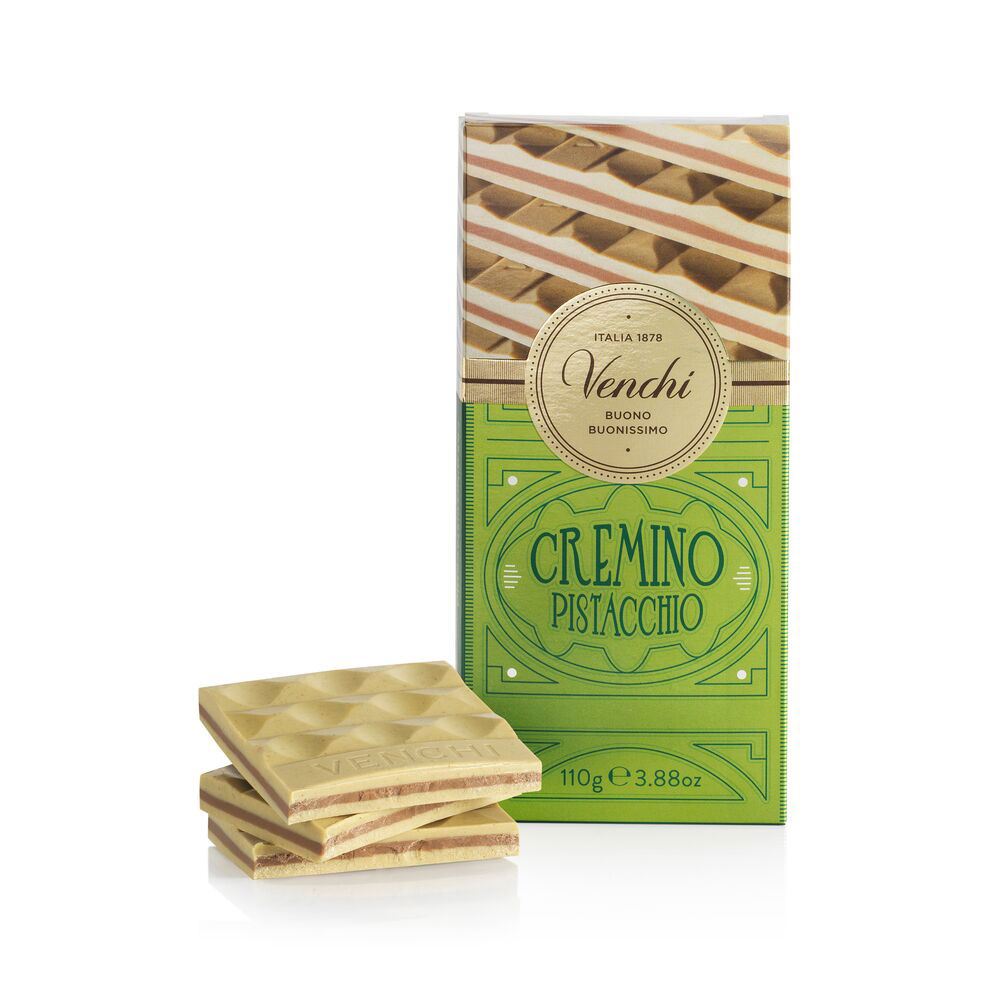 Venchi Schokolade Pistachio cremino Bar 110g