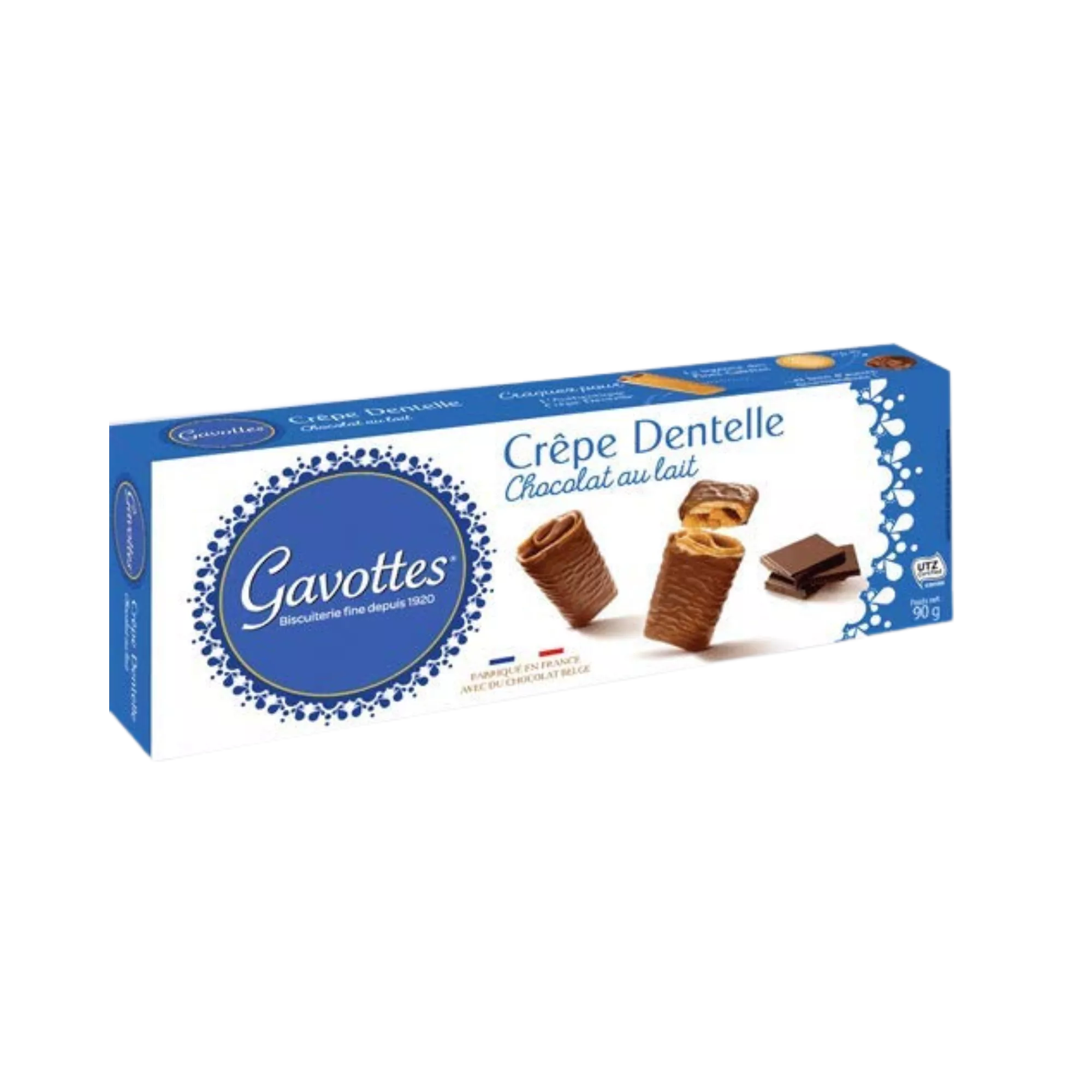 Gavottes Crepes Dentelle Milchschokolade Karamell 90g