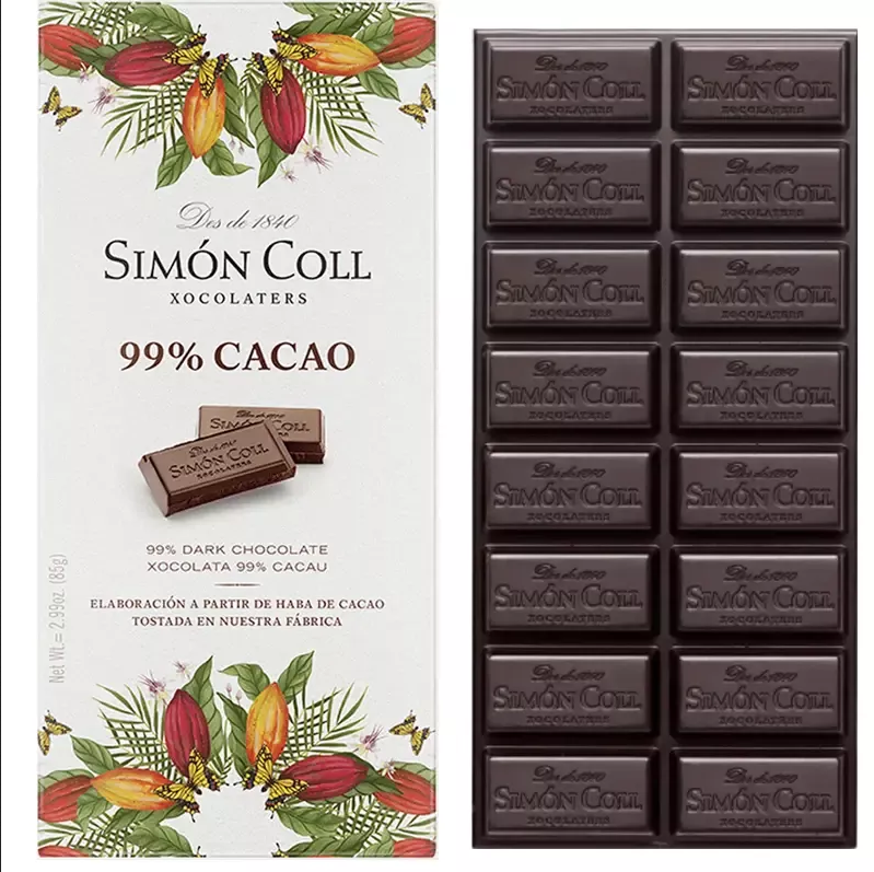 Simón Coll Schokobar 99% Cacao 85g