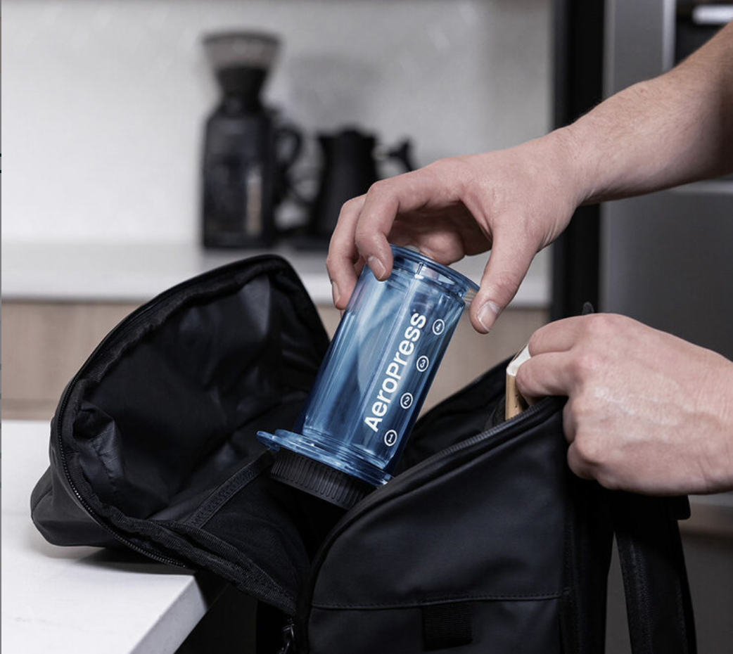 Aeropress Clear Blue