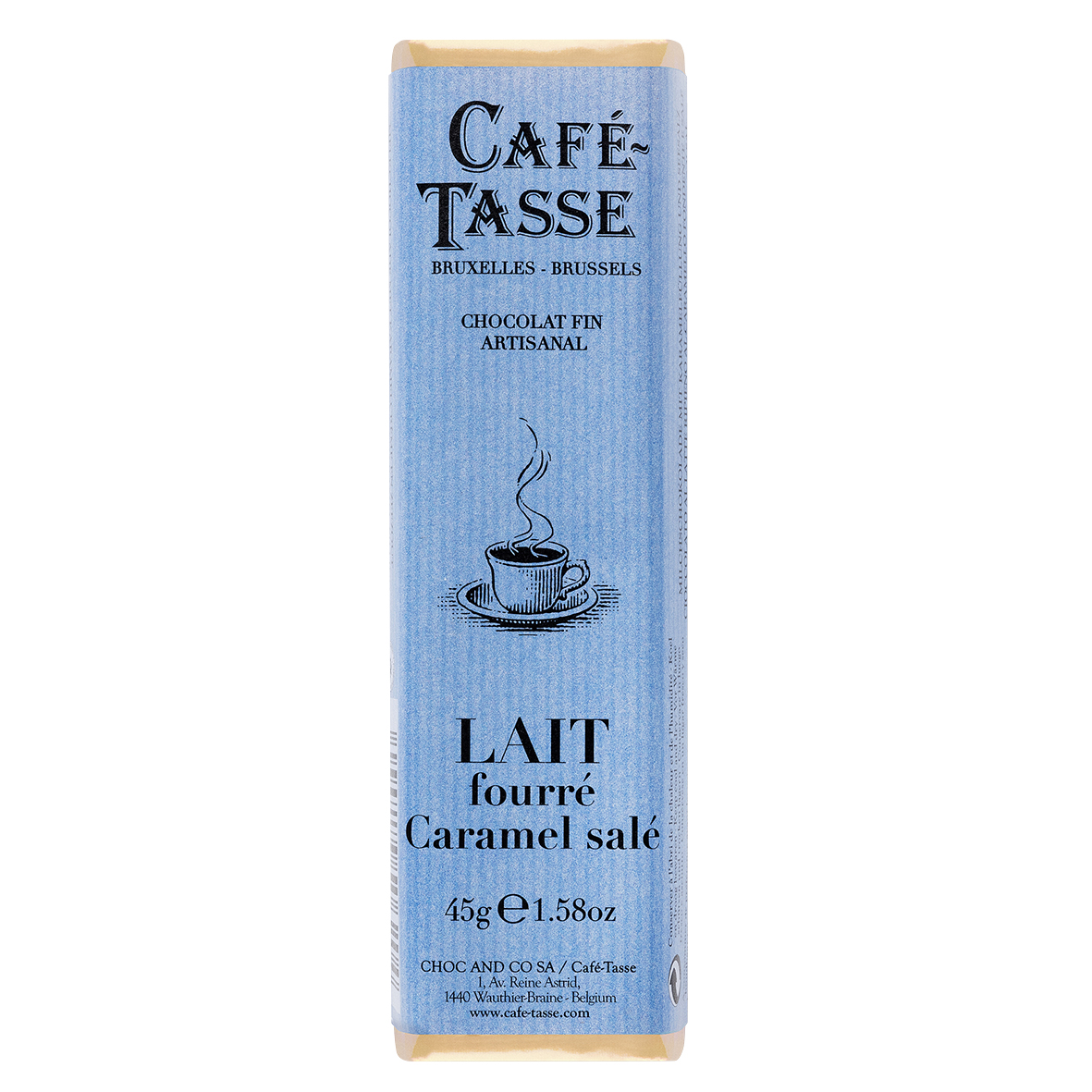 Café-Tasse Schokobar Lait fouré Caramell salé 45g