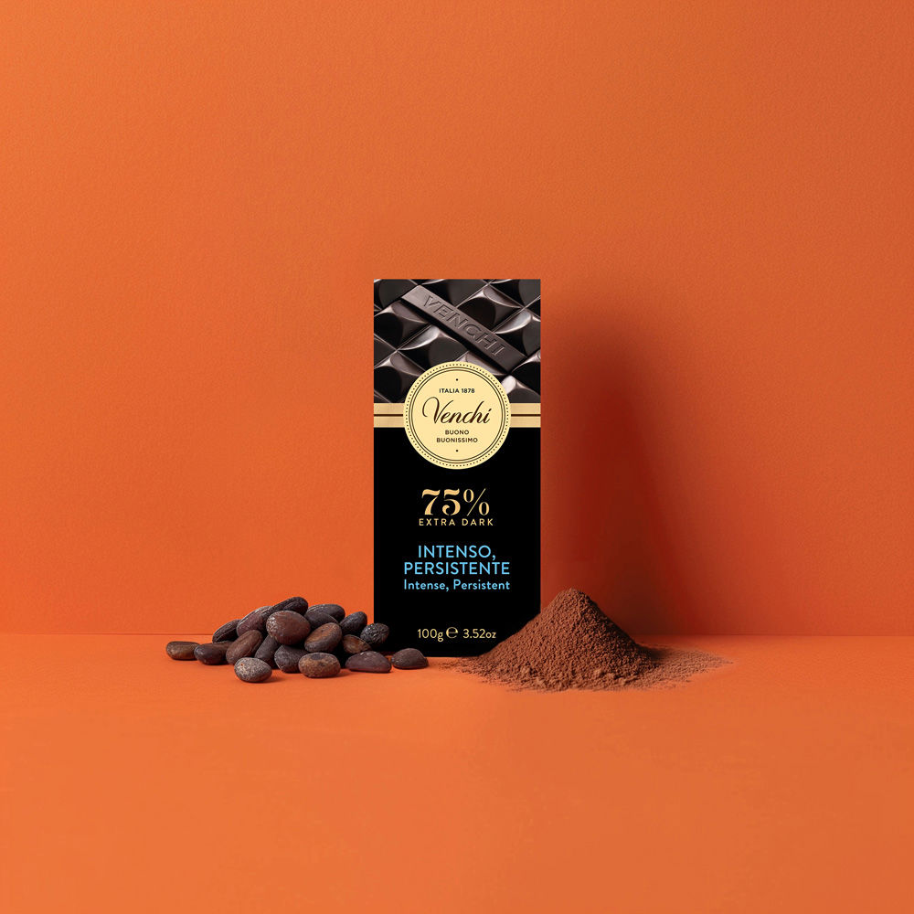 Venchi Schokolade Dunkle Schokolade 75% 78g