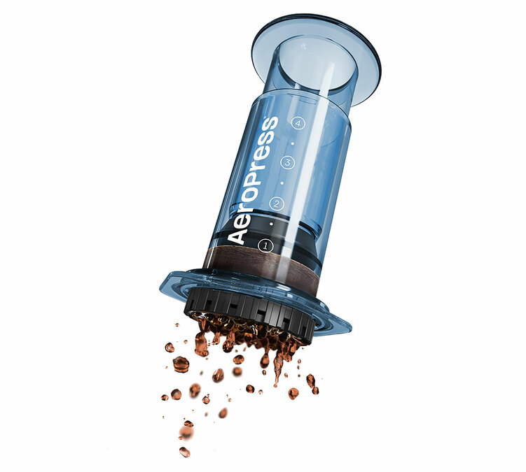 Aeropress Clear Blue
